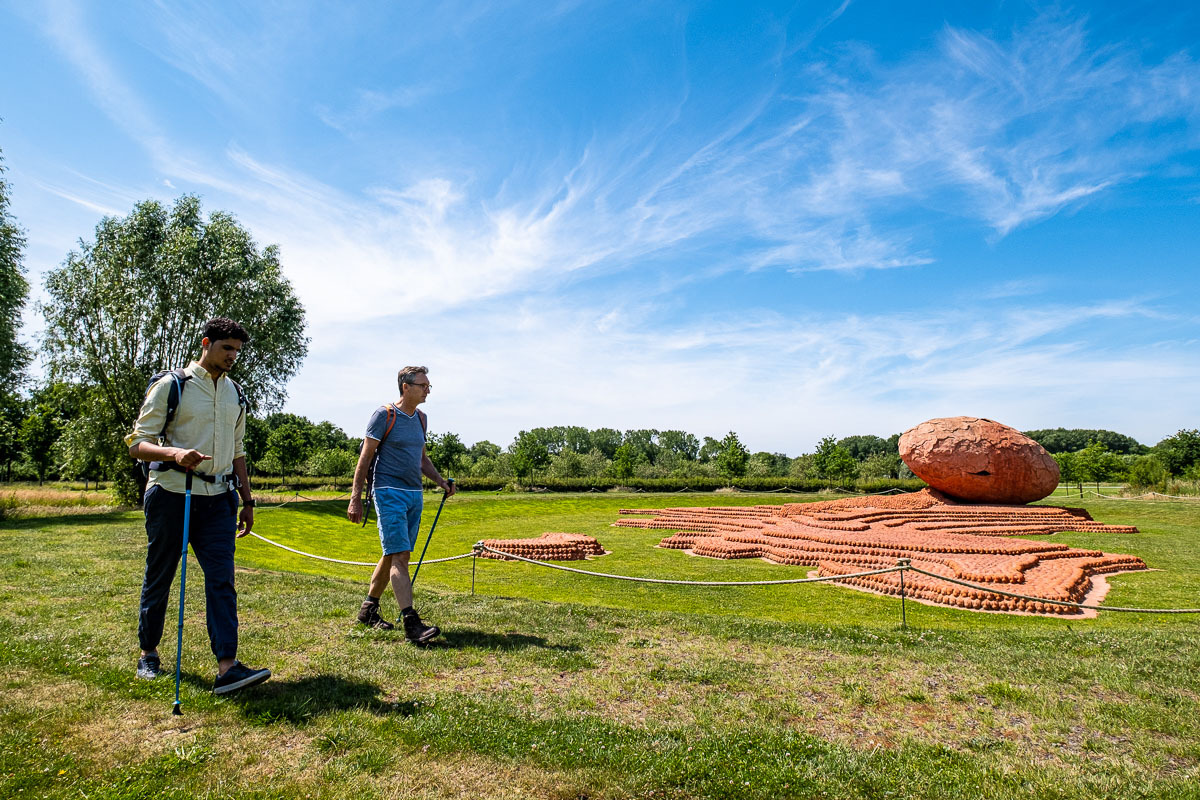 wandeling triootje Westhoek