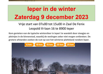 Wandeling: Ieper in de winter