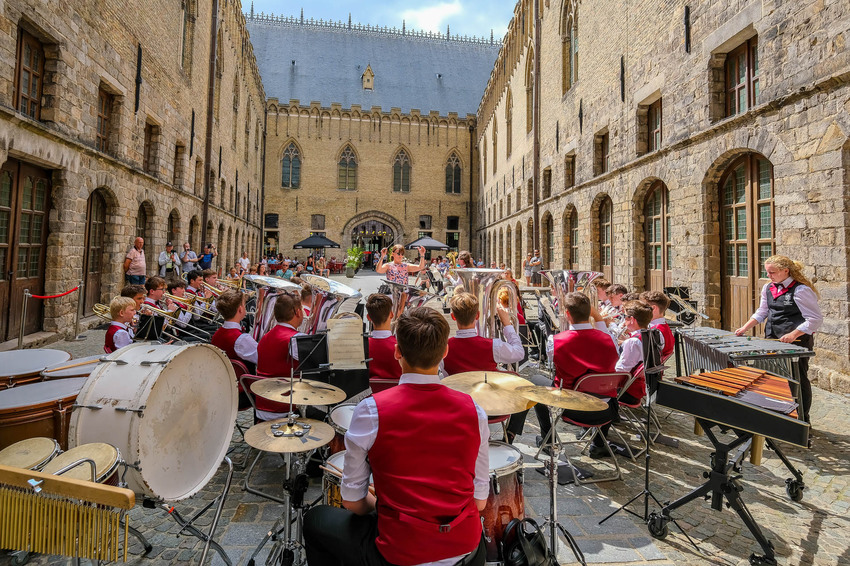 Concert binnenkoer Lakenhallen