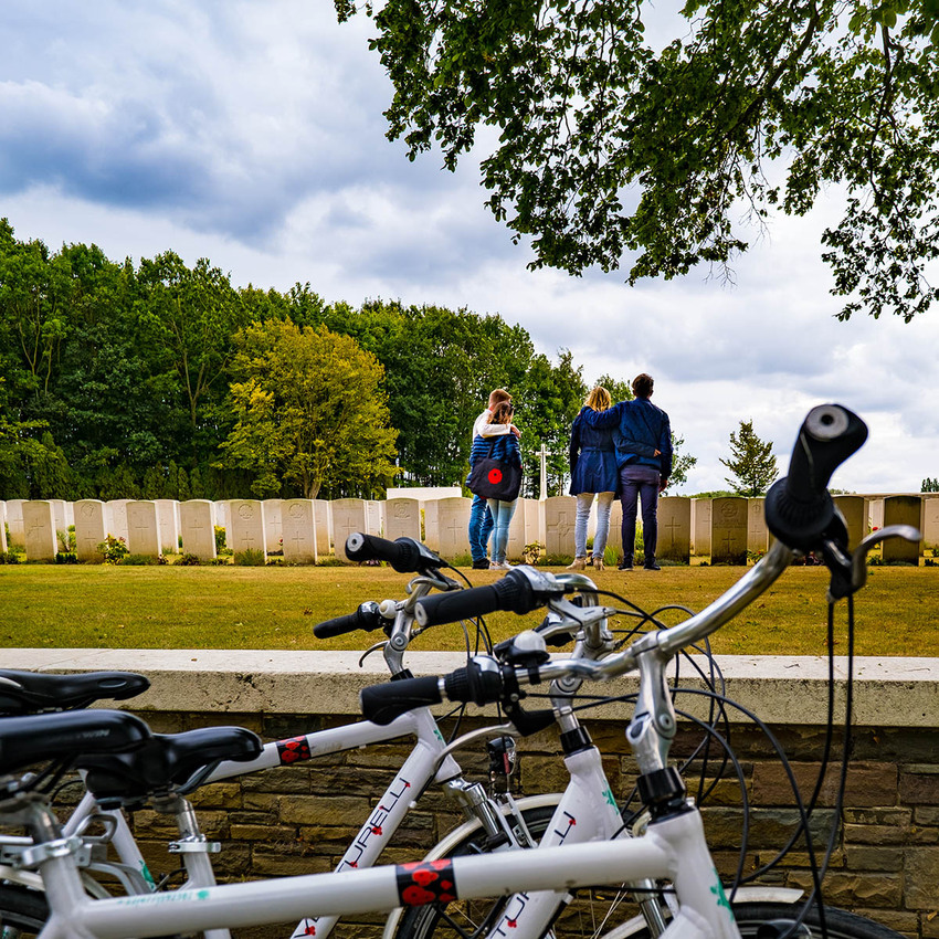 Een begraafplaats in Flanders Fields