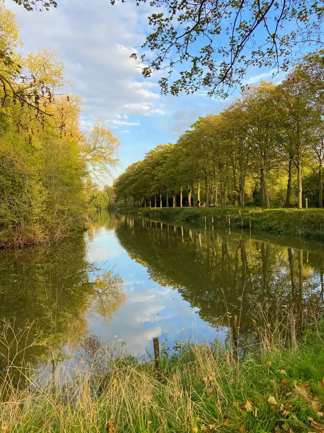 Zicht op de vestingen