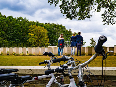 Een begraafplaats in Flanders Fields