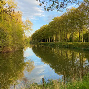 Zicht op de vestingen